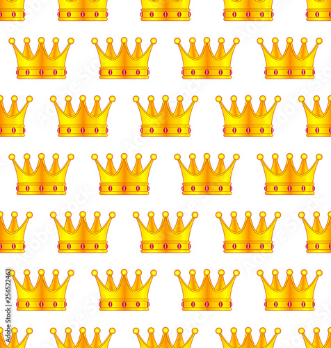 Crown seamless pattern
