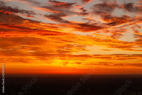 Sunrise over Penrith Lakes / Western Sydney