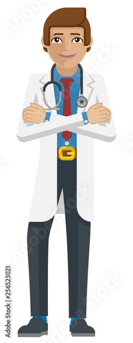 A young confident medical d...