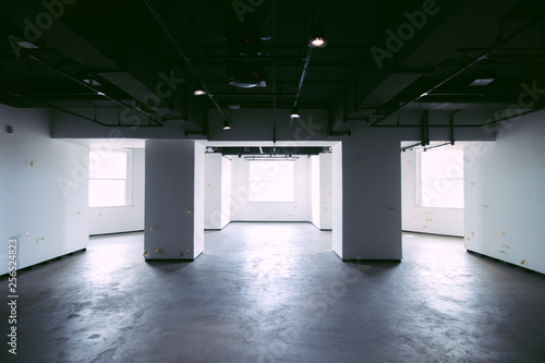 empty corridor in modern building