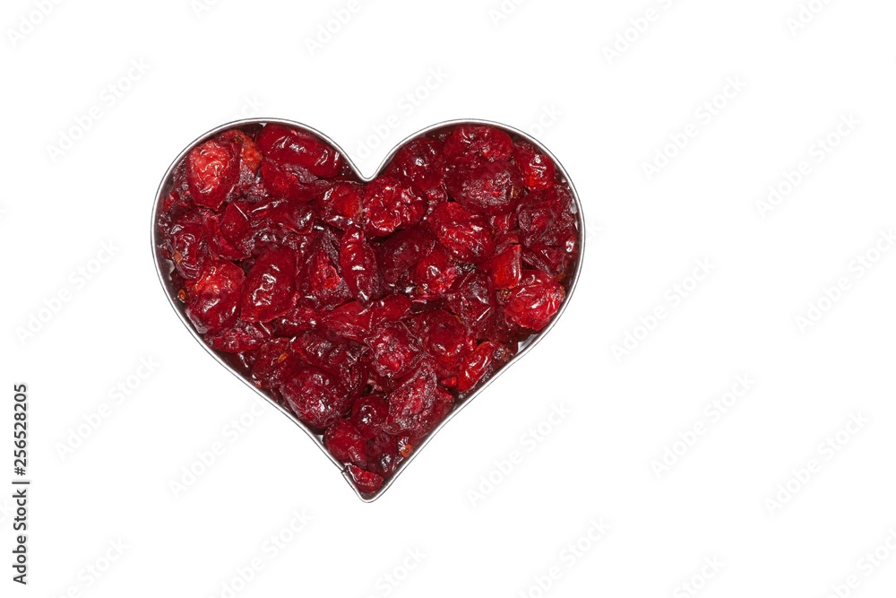 Dried Cranberry Heart