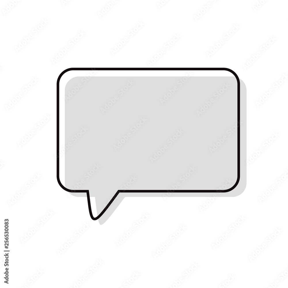 Speech bubble, speech balloon, chat bubble line art vector icon for apps and websites Speech bubble, speech balloon, chat bubble line art vector icon for apps and websites