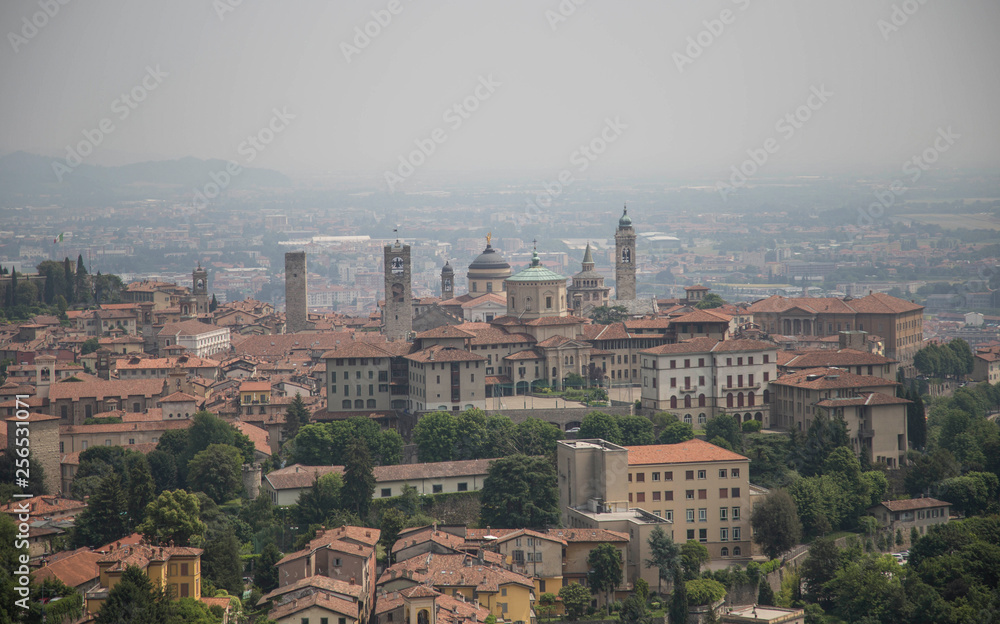 Bergamo vista dll'alto