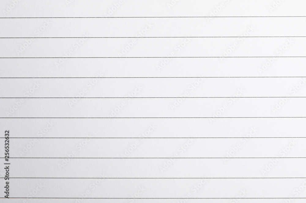 Sheet of notebook with horizontal texture as background, space for text Sheet of notebook with horizontal texture as background, space for text
