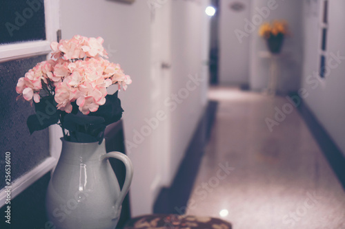 Flower vase decorated in a ...