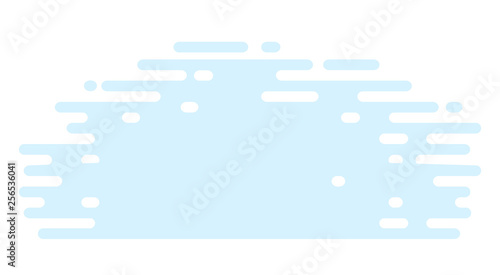 Cloud of fog vector icon flat isolated illustration