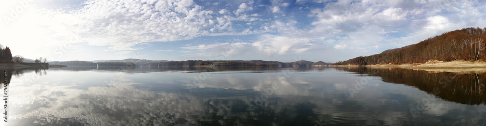 Panorama of Solina Lake
