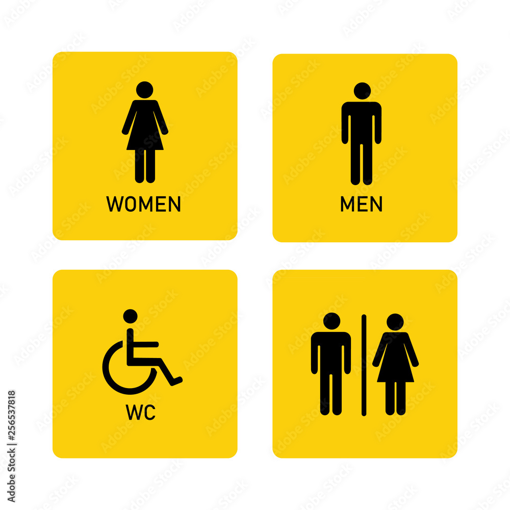 wc toilet simple icon wc toilet simple icon