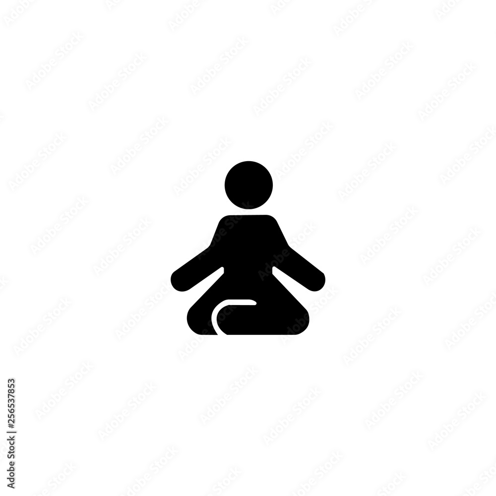 Yoga posture symbol