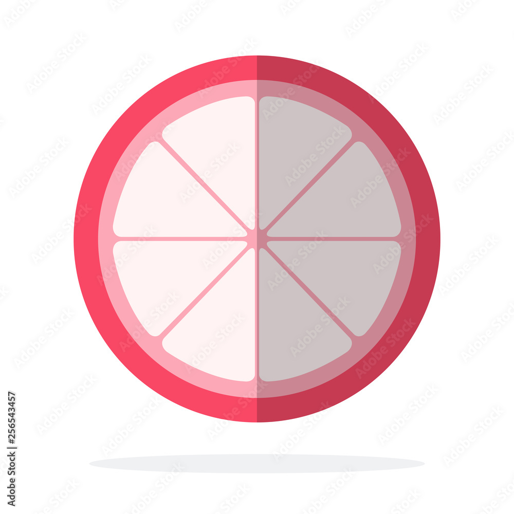 Half lychee fruit flat isolated Half lychee fruit flat isolated