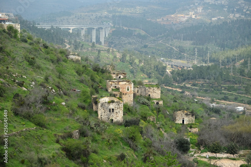 Abandoned Arab village of Lifta