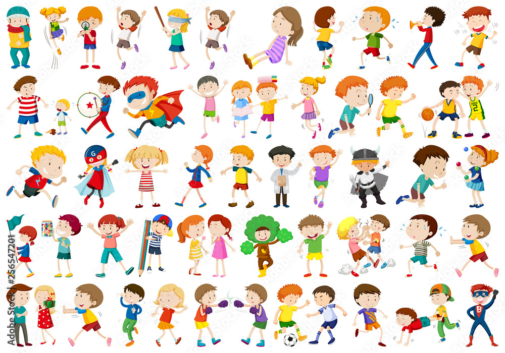 Set of many character Set of many character