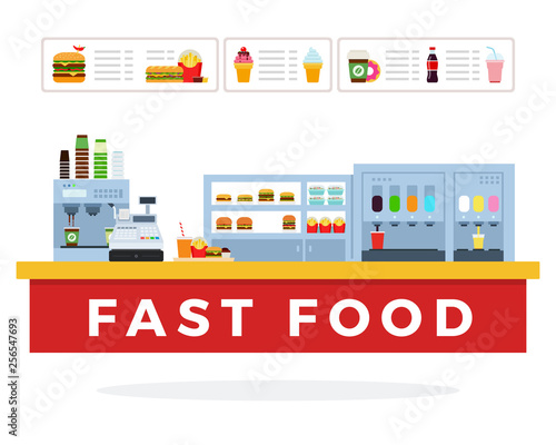 Fast Food counter