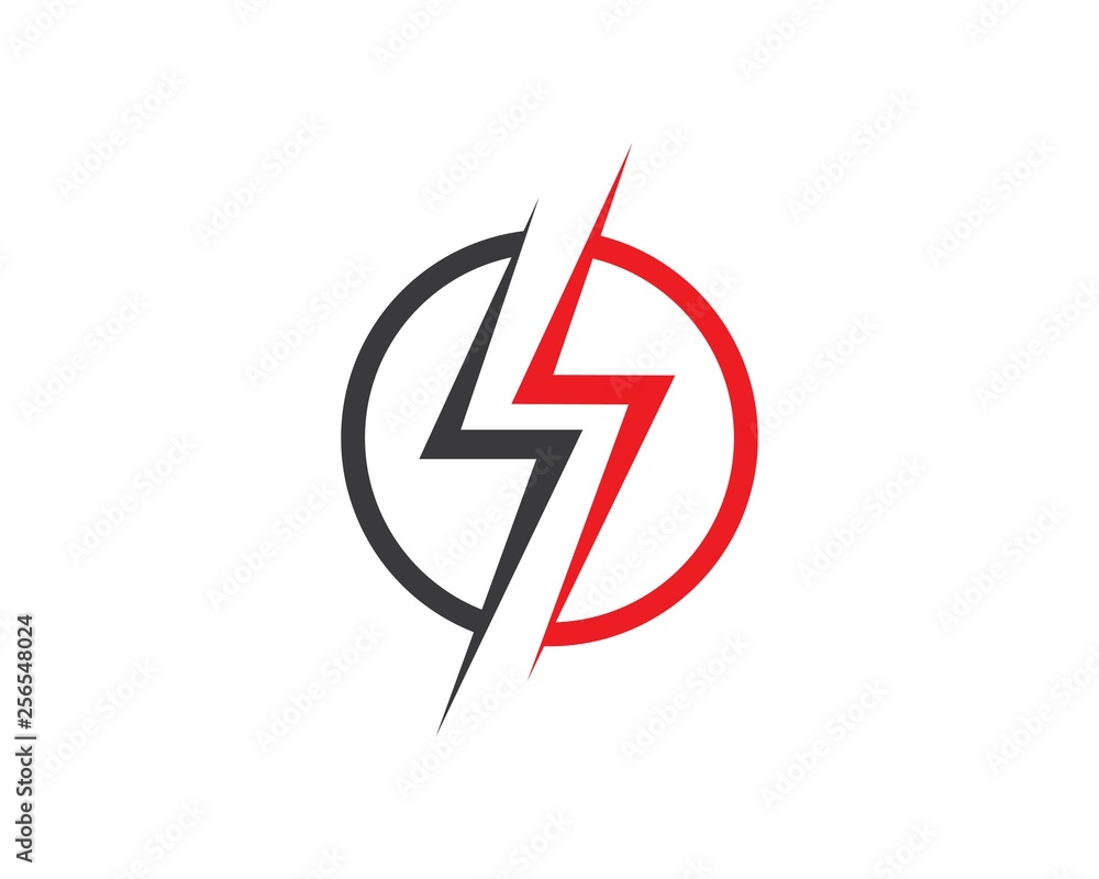 flash power thunder illustration vector flash power thunder illustration vector