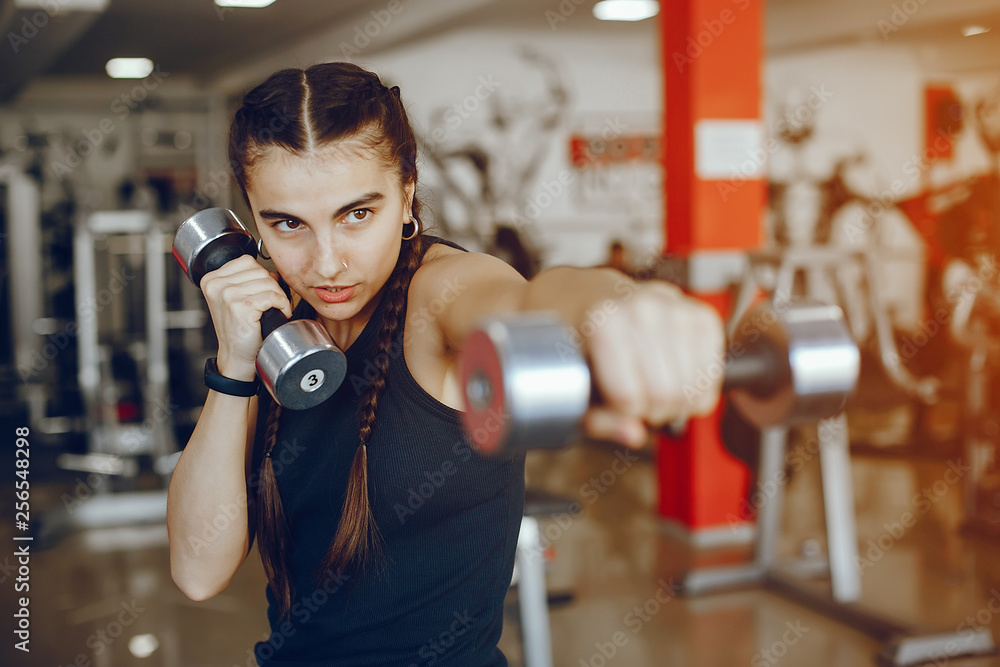 girl in a gym