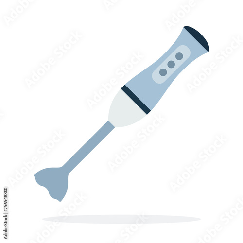 Immersion blender vector flat isolated