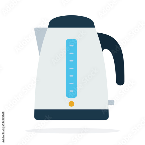 Electrical kettle vector flat isolated