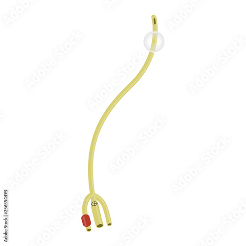 Illustration of a surgical catheter