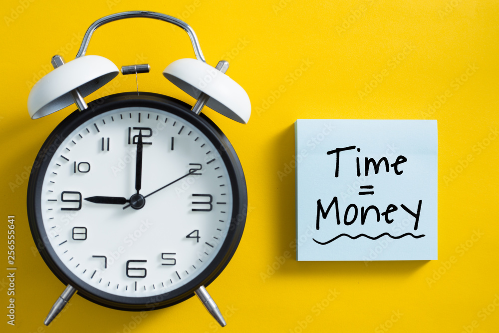 Time is money concept Time is money concept