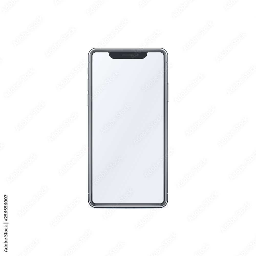 Realistic smart phone template Realistic smart phone template