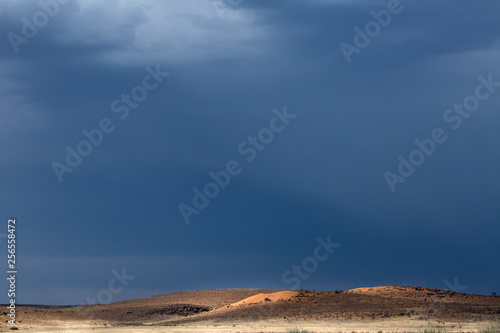Moody sky over the Kalahari