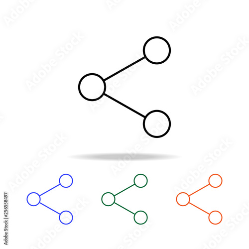 blockchain icon. Elements of simple web icon in multi color. Premium quality graphic design icon. Simple icon for websites, web design, mobile app, info graphics