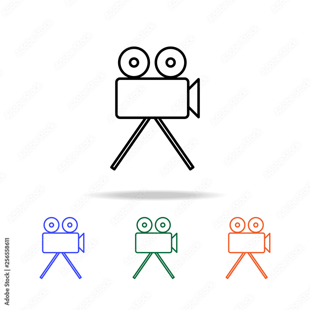 cinema camera icon. Elements of simple web icon in multi color. Premium quality graphic design icon. Simple icon for websites, web design, mobile app, info graphics cinema camera icon. Elements of simple web icon in multi color. Premium quality graphic design icon. Simple icon for websites, web design, mobile app, info graphics