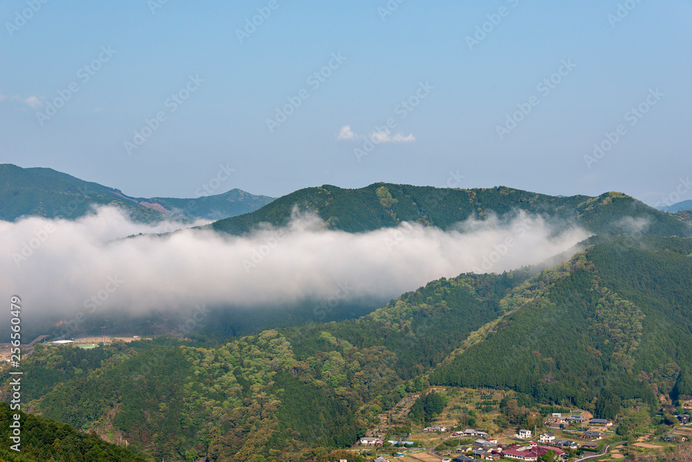 Sea of clouds at Kumano, Japan