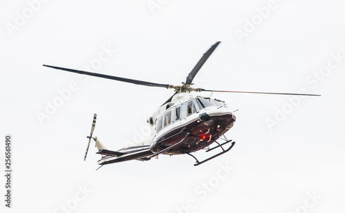 Military helicopters flying in sky ,helicopter for transportation of individuals or medical
