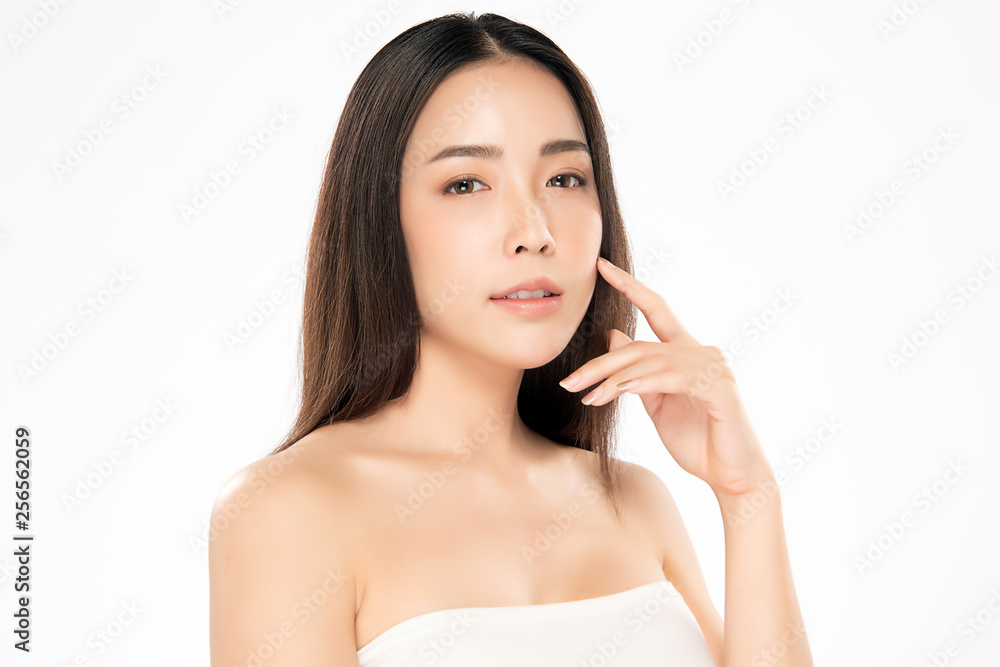 Beautiful Young asian Woman with Clean Fresh Skin Beautiful Young asian Woman with Clean Fresh Skin