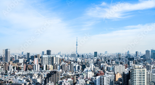 東京都市風景 ワイド