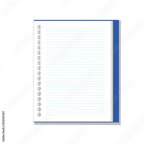 note book paper vector