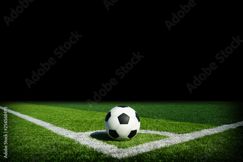 Soccer ball in goal © somkanokwan