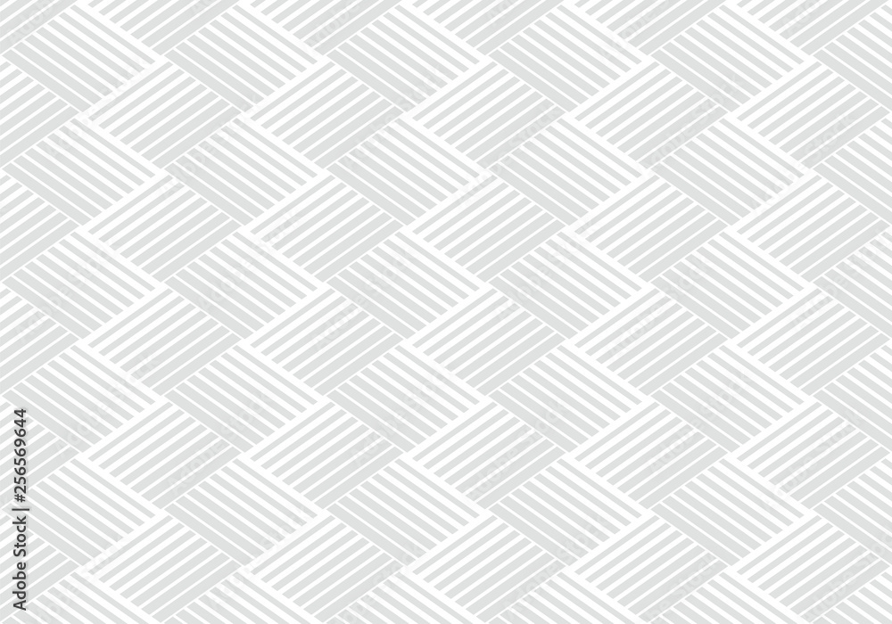 Seamless background.  Japan style. Geometric lattice window pattern. Kagome pattern. （和風背景、籠目模様、シームレスパターン）