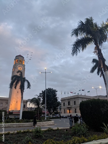 Cairo University Clock Tower photo