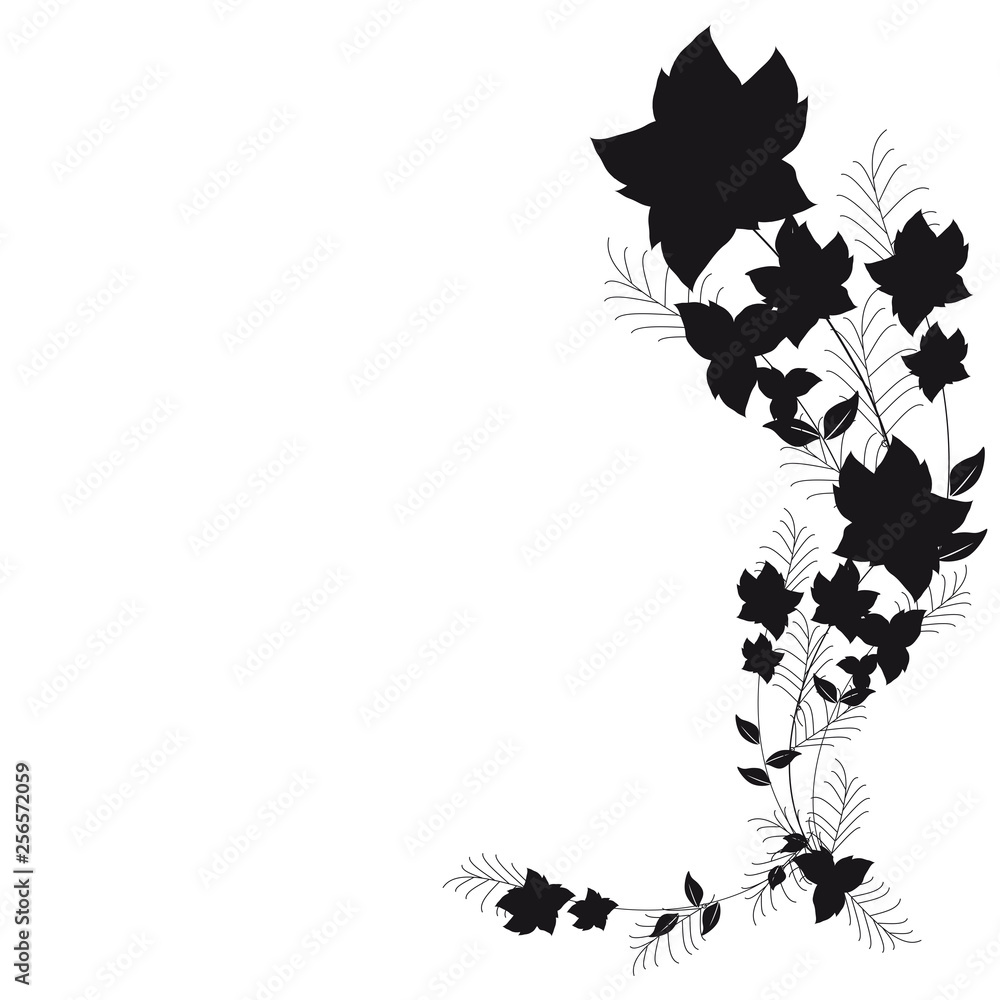 Naklejka premium beautiful flowers