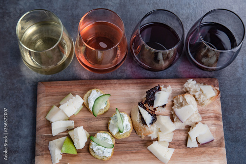 Wine and cheese pairing