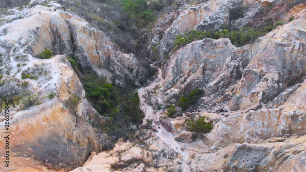 Aerial view of beautiful canyon with tree and rock. For texture and background Aerial view of beautiful canyon with tree and rock. For texture and background