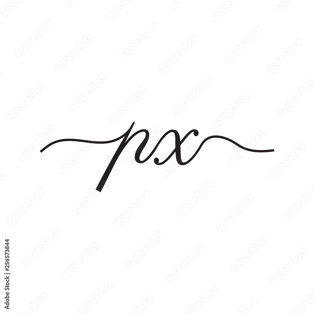 initials handwriting letters vector logo initials handwriting letters vector logo