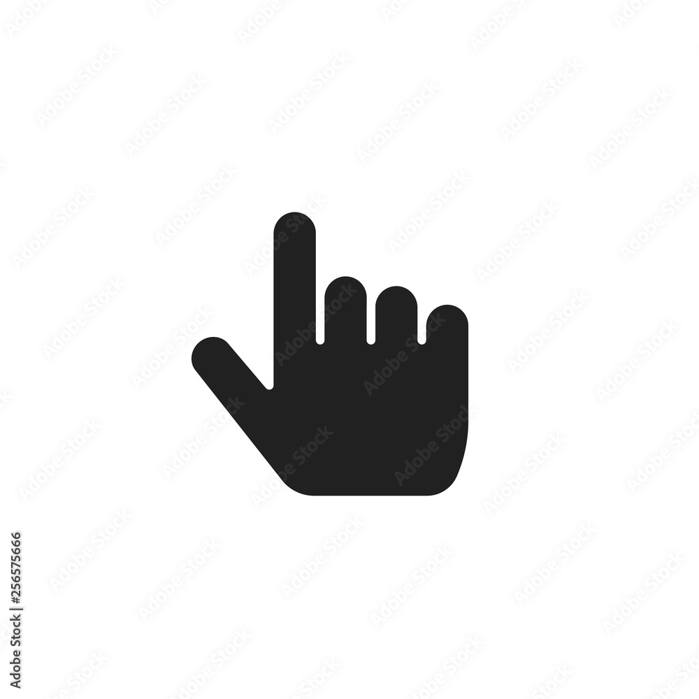 Pointer finger vector icon, black and white emoticon thumb point hand gesture symbol isolated on white pictogram sign clipart Pointer finger vector icon, black and white emoticon thumb point hand gesture symbol isolated on white pictogram sign clipart