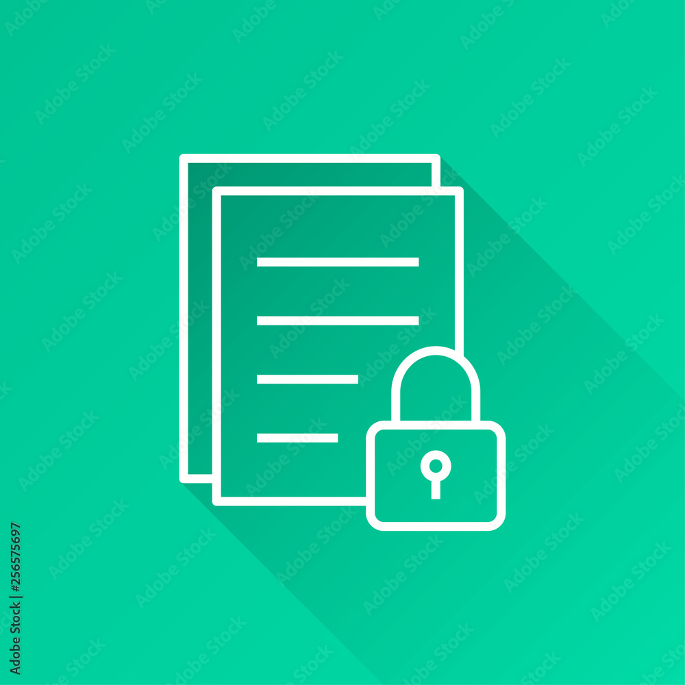 Data security - vector icon for graphic and web design. Data security - vector icon for graphic and web design.