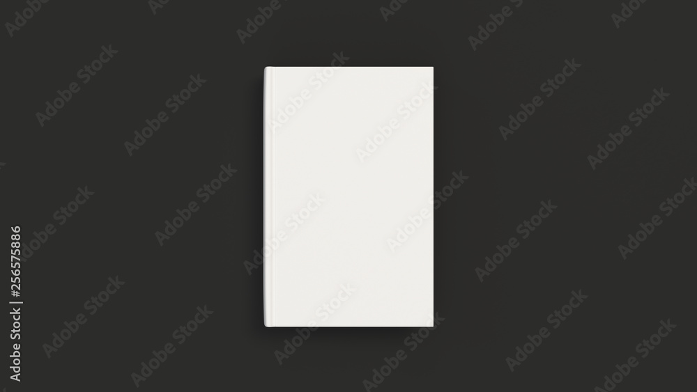 Mockup of blank vertical book Mockup of blank vertical book