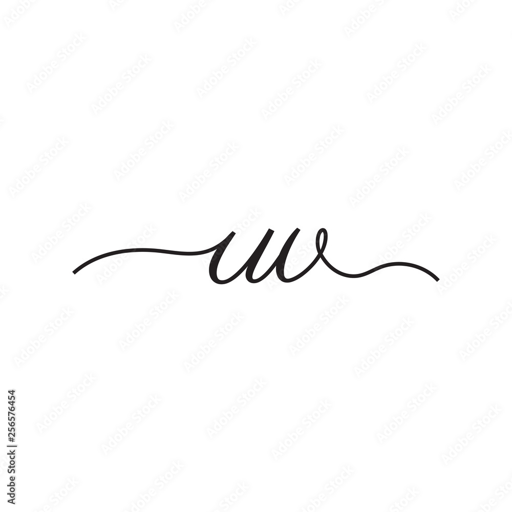 initials handwriting letters vector logo initials handwriting letters vector logo