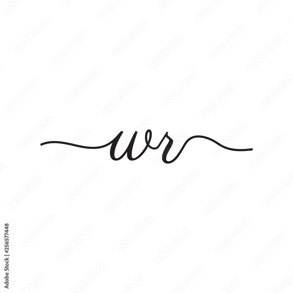 initials handwriting letters vector logo initials handwriting letters vector logo