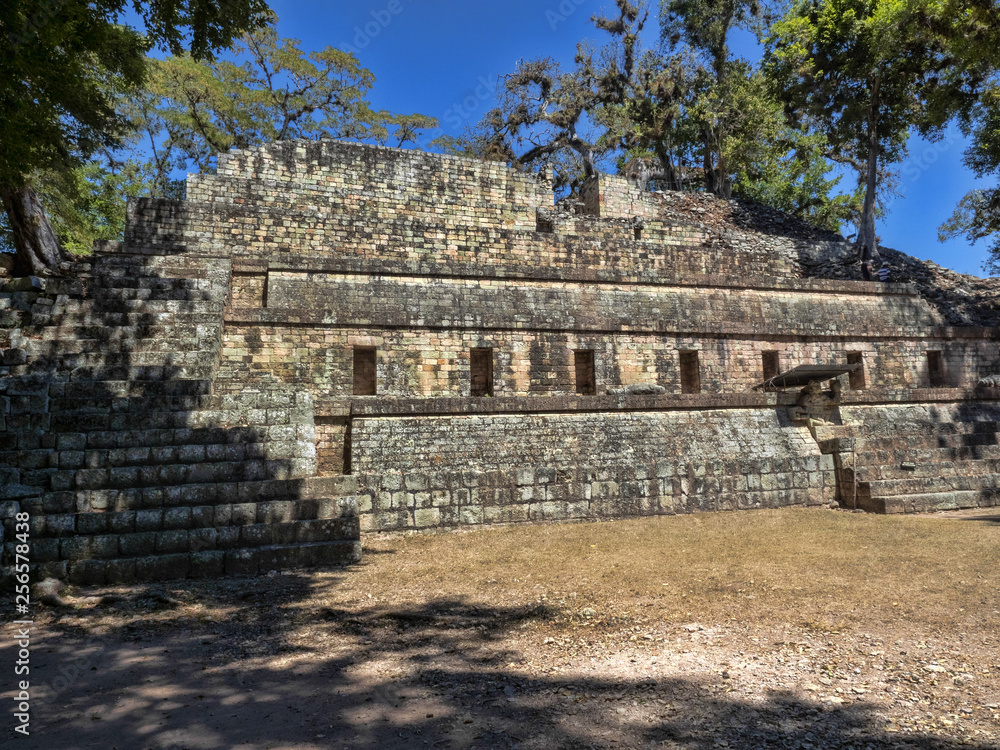 Copan archaeological site of Mayan civilization, not far from the border with Guatemala. It was the capital of the main classical kingdom period from the 5th to the 9th century AD.