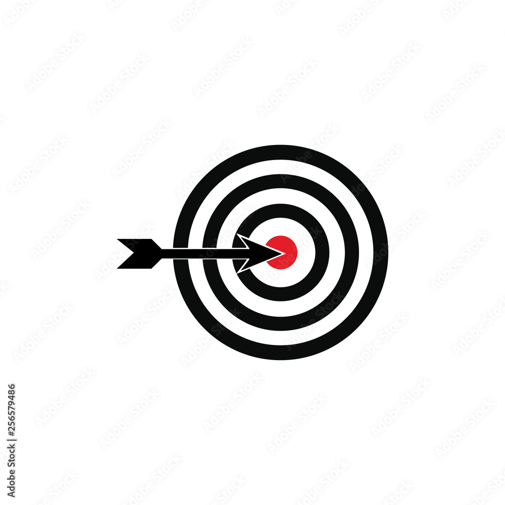 arrow target circle icon