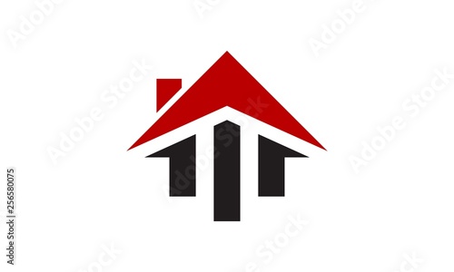 real estate logo. Roof House .simple logo