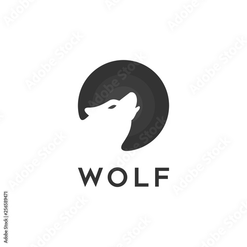 Wolf Creative Concept Logo Design Template