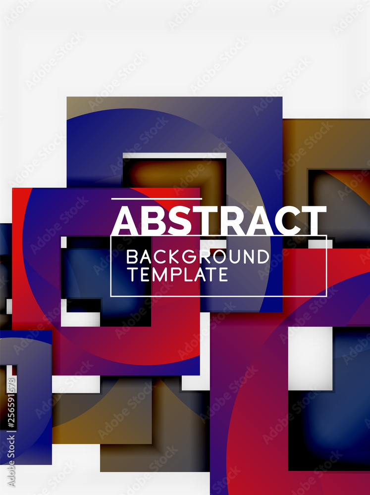 Modern geometric abstract background Modern geometric abstract background