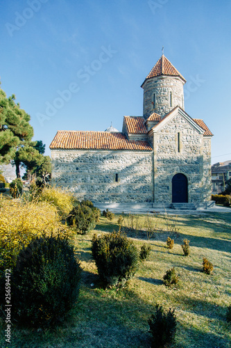  Ancient architecture of churches and monasteries in Georgia. Historical places and attractions.